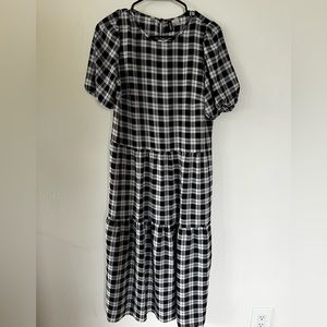 Flowy gingham dress